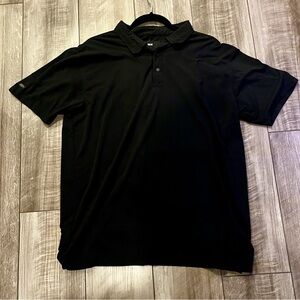 Golf Black Polo Shirt